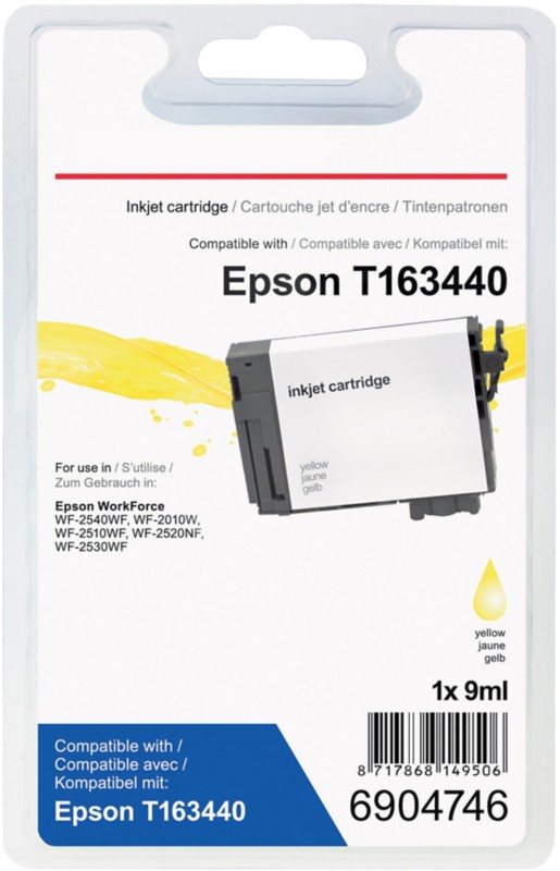 Viking 16XL Kompatibel Epson Tintenpatrone T163440 Gelb