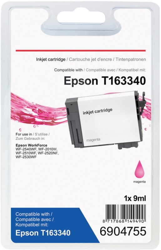 Viking 16XL Kompatibel Epson Tintenpatrone C13T16334012 Magenta