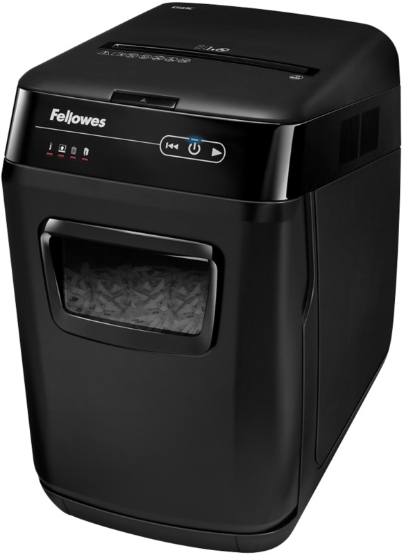 Fellowes Automatische Zufuhr AutoMax 150C Aktenvernichter 150 Blatt Partikelschnitt Sicherheitsstufe P-4, O-3, T-4 32 L