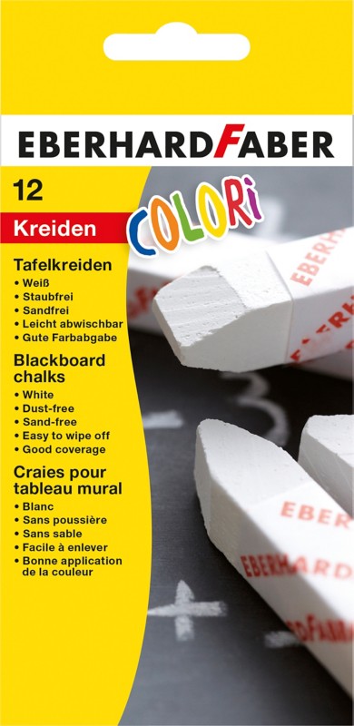 Thumbnail - Faber-Castell Kreide Weiß 12 Stück