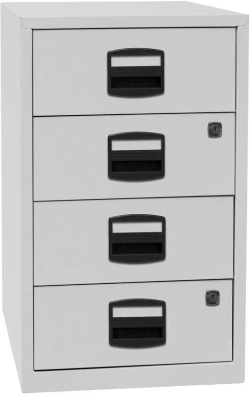 Bisley Home Beistellschrank PFA Home Lichtgrau 413 x 400 x 672 mm