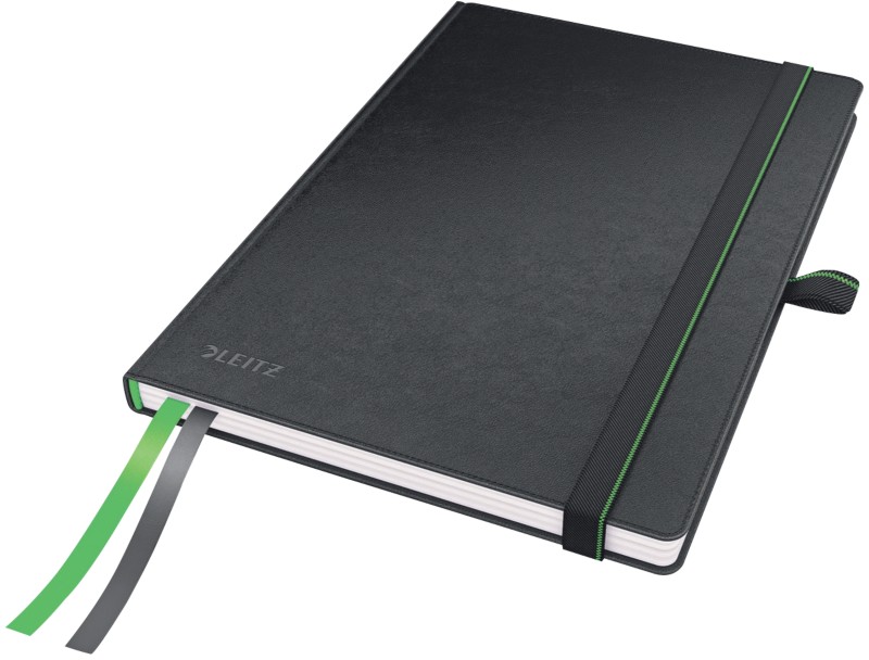 Leitz Notizbuch Complete Schwarz Liniert DIN A5 80 Blatt
