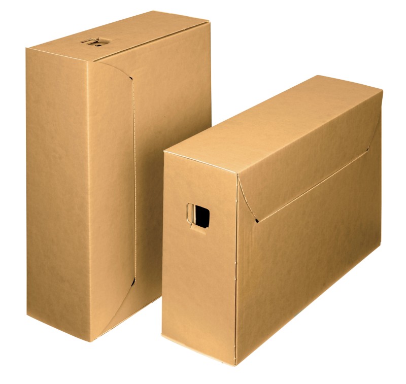 Loeff's Archivbox City Box 10+ Braun, Weiß 39 x 26 x 11,5 cm 50 Stück