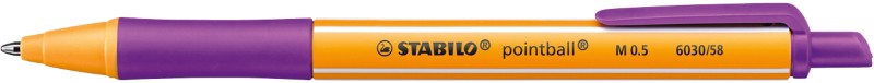 Thumbnail - STABILO pointball Kugelschreiber 0.5 mm Lila