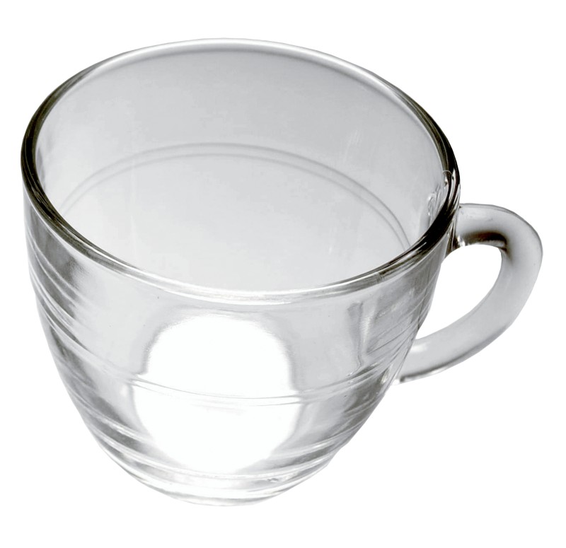 Duralex Kaffeetasse Glas 220 ml Transparent 6 Stück