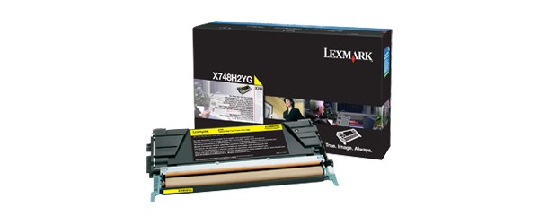 Lexmark Original Tonerkartusche X748H2YG Gelb