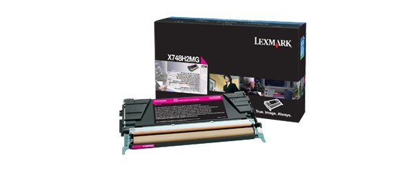 Lexmark Original Tonerkartusche X748H2MG Magenta