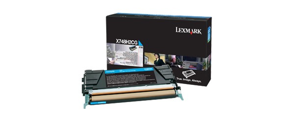 Lexmark Original Tonerkartusche X748H2CG Cyan