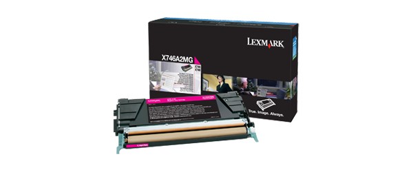 Lexmark X746A2MG Original Tonerkartusche Magenta