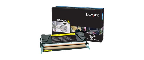 Lexmark C748H2YG Original Tonerkartusche Gelb