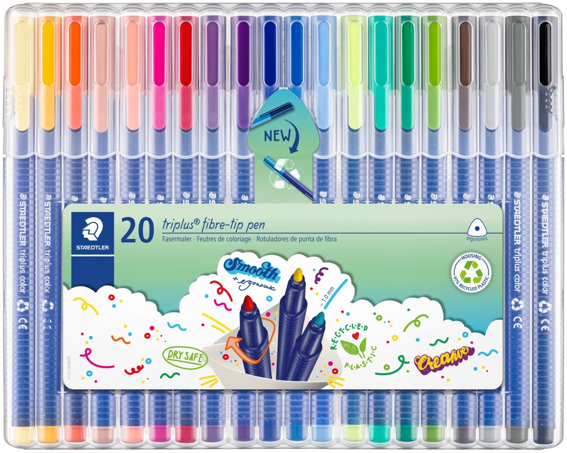 Staedtler Pencils Triplus Assorted Pack 20