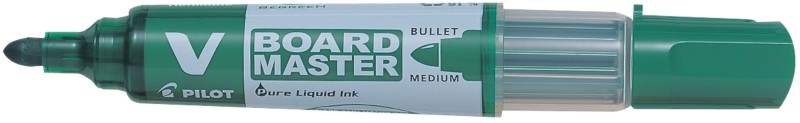 Thumbnail - Pilot VBoard Whiteboardmarker Grün Mittel Rundspitze 0,9 mm