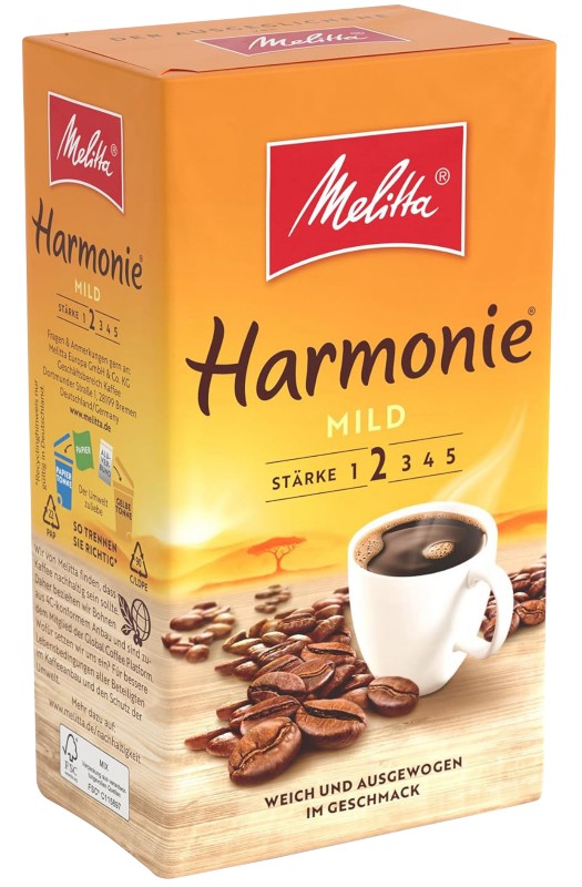 Melitta Filterkaffee Harmonie mild 500 g