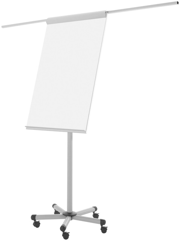 Bi-Office Mobile-Pro Mobiles Flipchart Stahl 70 (B) x 190 (H) cm Grau