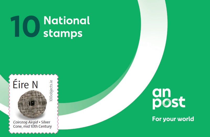 An Post 1.00 National Postage Stamps Pack of 10