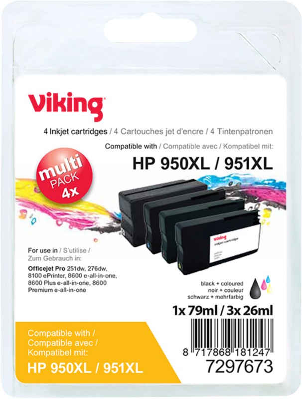 Kompatible Office Depot Hp 950xl 951xl Tintenpatrone C2p43ae Schwarz Cyan Ma Ebay