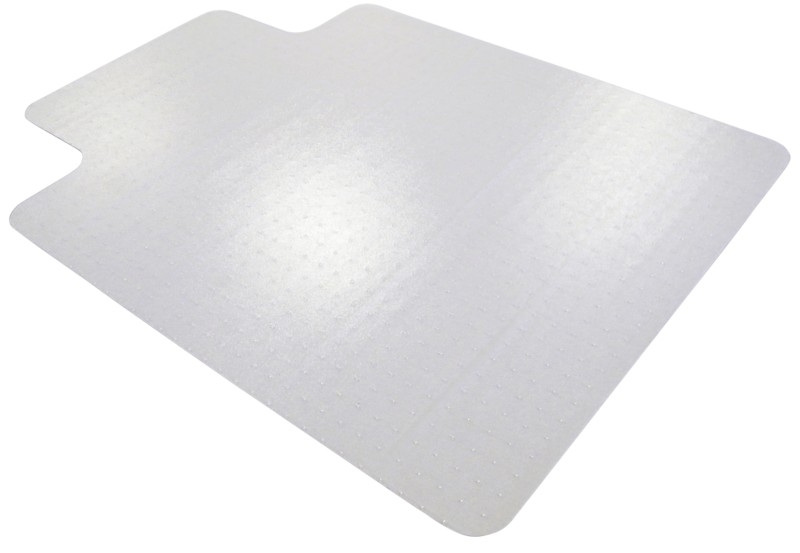 Realspace Stuhlunterlage PVC (Polyvinylchlorid) Standard Lippe, Rechteckig Transparent 120 x 90 cm Weichböden