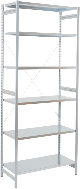 ARNO SPACE Epsilon Regale 6 Fachböden Verzinkt 1.000 x 300 x 2.250 mm Grau