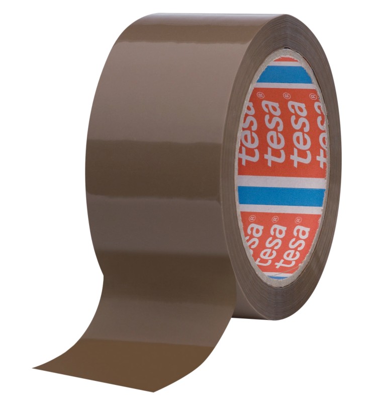 tesapack Sealing Tape 4280 50 mm x 66 m Brown 6 Rolls