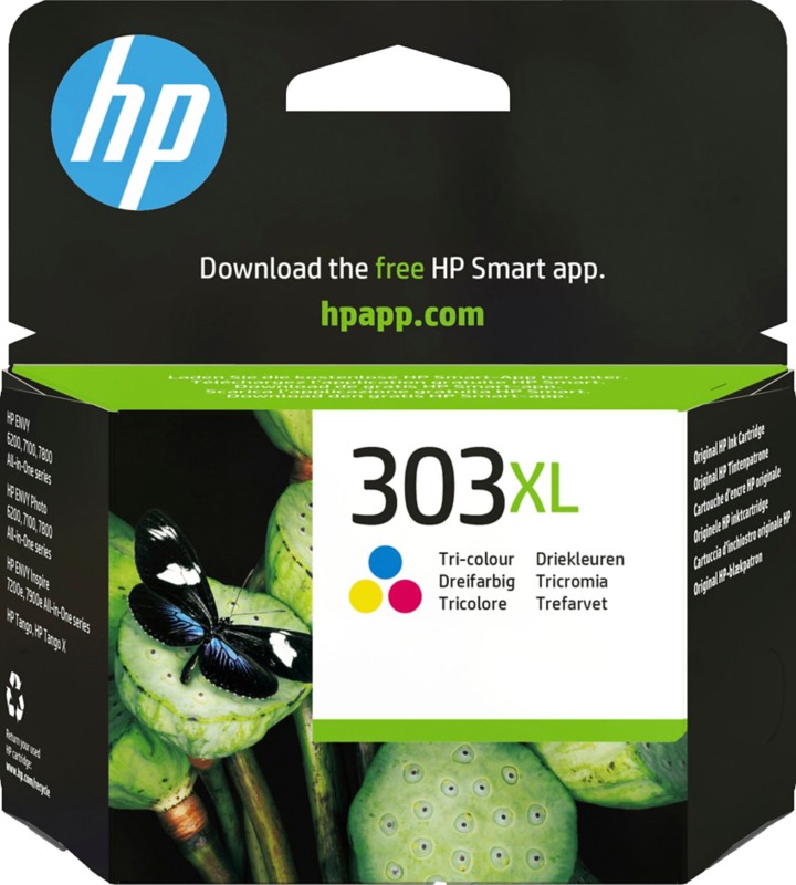 Thumbnail - HP 303XL Original Tintenpatrone T6N03AE Cyan, Magenta, Gelb