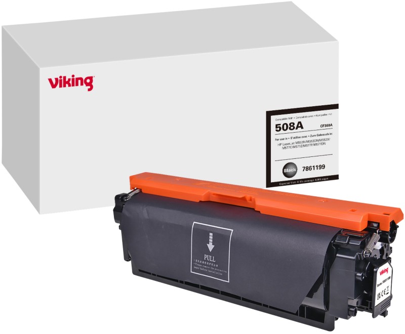 Viking 508A Kompatibel HP Tonerkartusche CF360A Schwarz