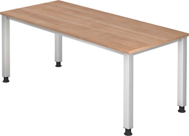 Hammerbacher Schreibtisch Q Serie Walnuss 1.800 x 685 mm