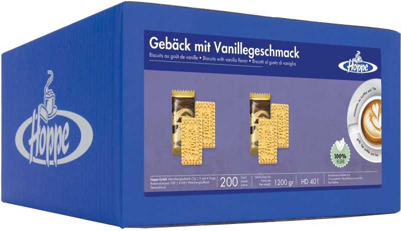 HOPPE Kekse Mono 200 Stück à 6 g