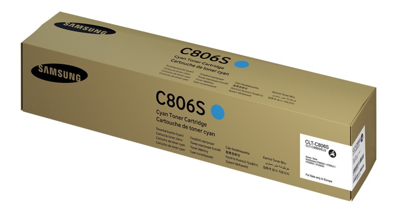 Samsung CLT-C806S Original Toner Cartridge SS553A Cyan