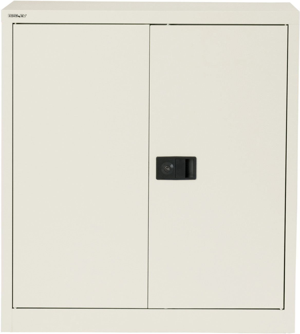 Bisley Regular Door Cupboard Lockable With 1 Shelf Steel E402a01ab9 914 X 400 X 1000Mm Chalk