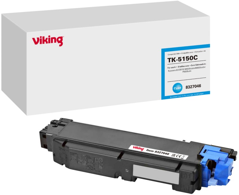 Viking TK-5150C Kompatibel Kyocera Tonerkartusche Cyan