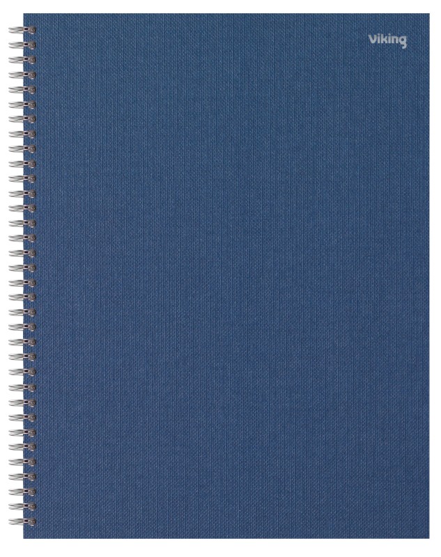 Office Depot Collegeblock DIN A4+ Kariert Spiralbindung Hartpappe Blau Perforiert 160 Seiten 80 Blatt