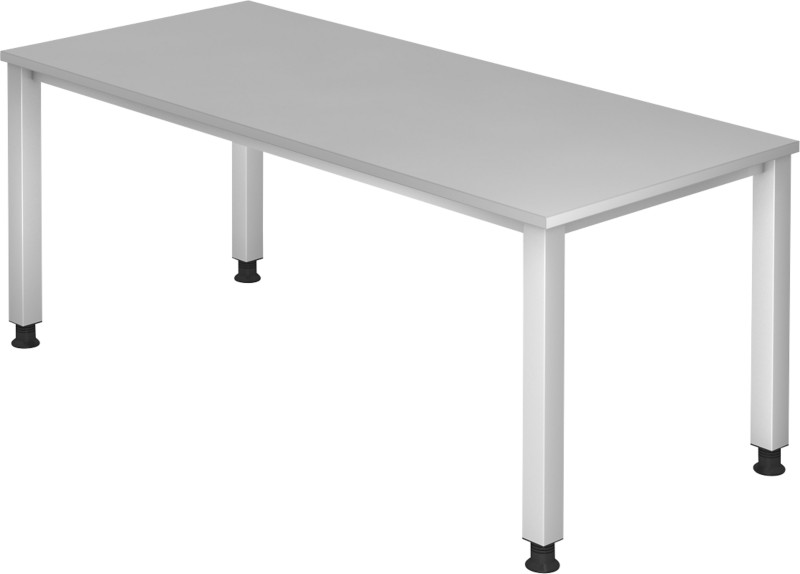 Hammerbacher Schreibtisch Q Serie Grau 1.800 x 685 mm