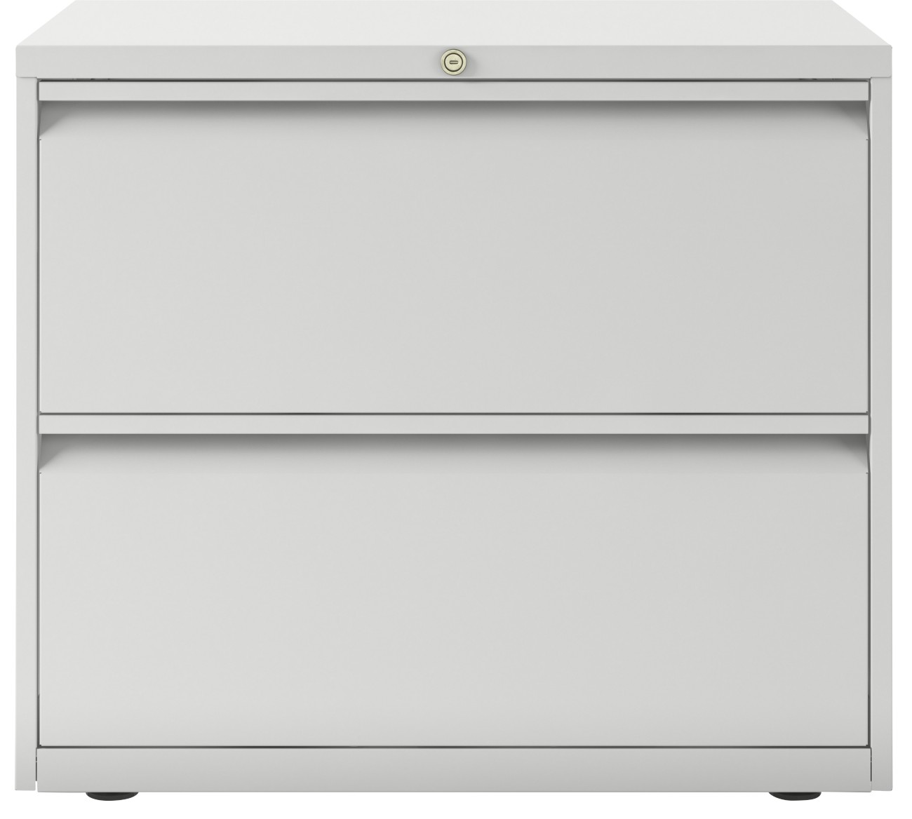 Bisley Schubladenschrank Essentials 2 Schübe Silber 800 x 470 x 1.000 mm