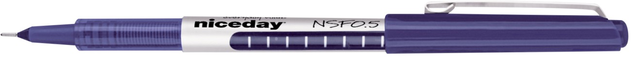 Niceday NSF0.5 Fineliner mit Nadelspitze 0.5 mm Blau