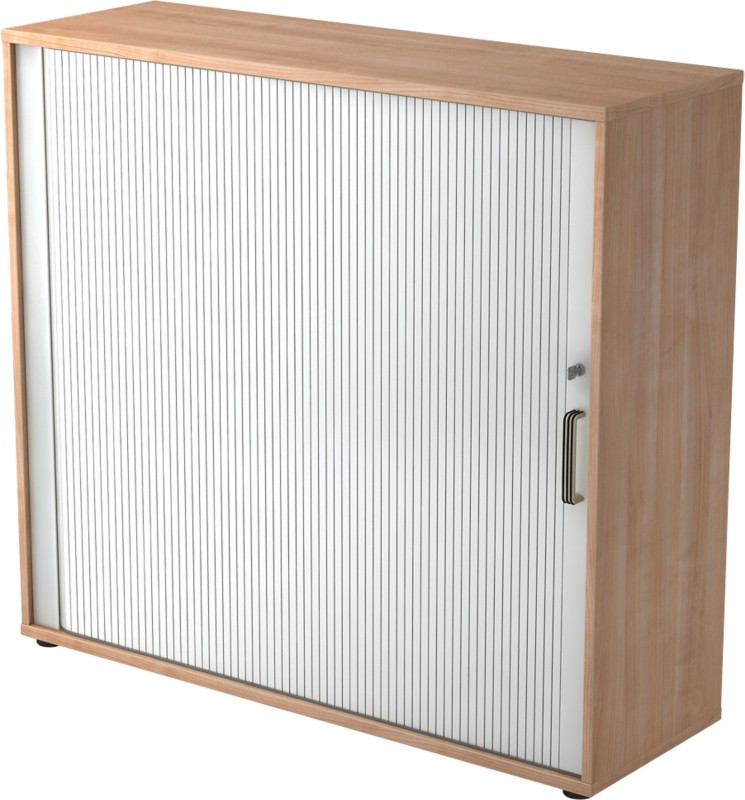 Hammerbacher Aktenschrank 3FH Nussbaum Holz, Kunststoff 1.200 x 400 x 1.100 mm