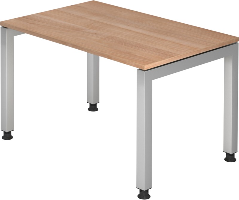 Hammerbacher Höhenverstellbarer Schreibtisch J Serie Walnuss 1.200 x 680 mm