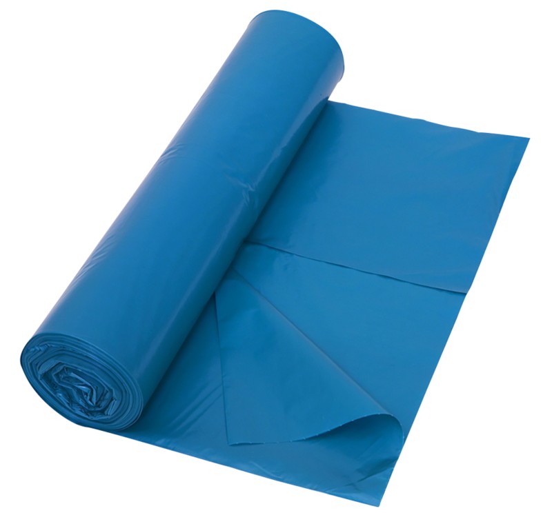 DEISS Mittlere Belastung Müllsäcke 240 L Blau LDPE (Polyethylen niedriger Dichte) 42 Mikron 10 Stück