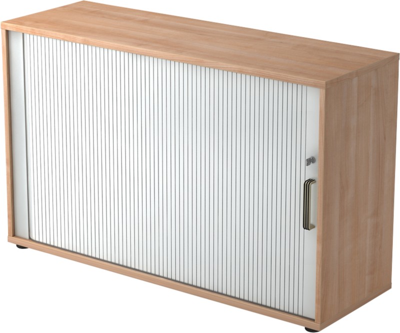 Hammerbacher Aktenschrank 2FH Nussbaum Holz, Kunststoff 1.200 x 400 x 748 mm