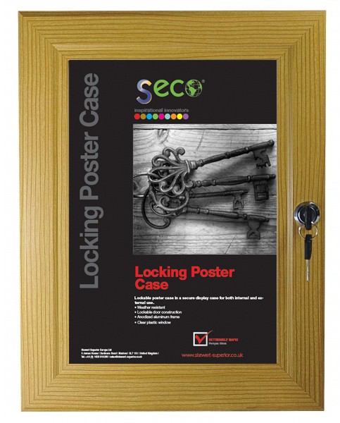 Lockable Poster Case