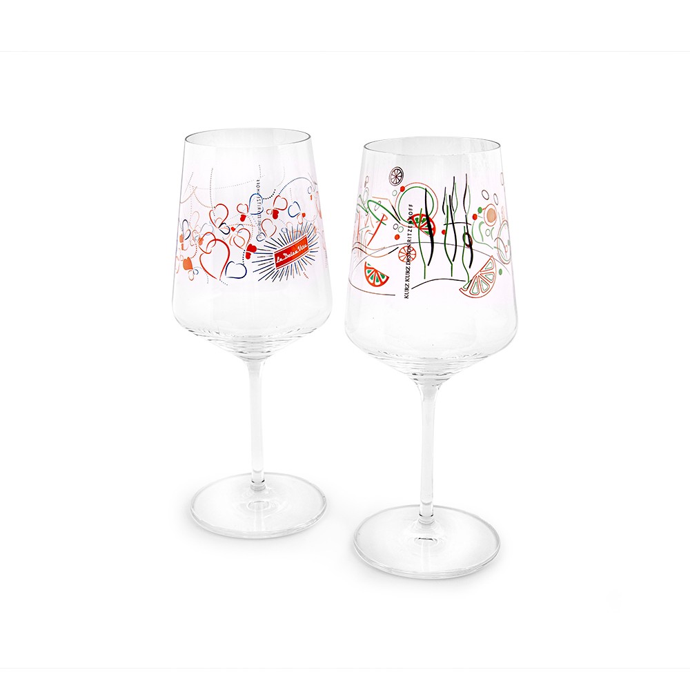 Lot de 2 verres &agrave; ap&eacute;ritif Ritzenhoff