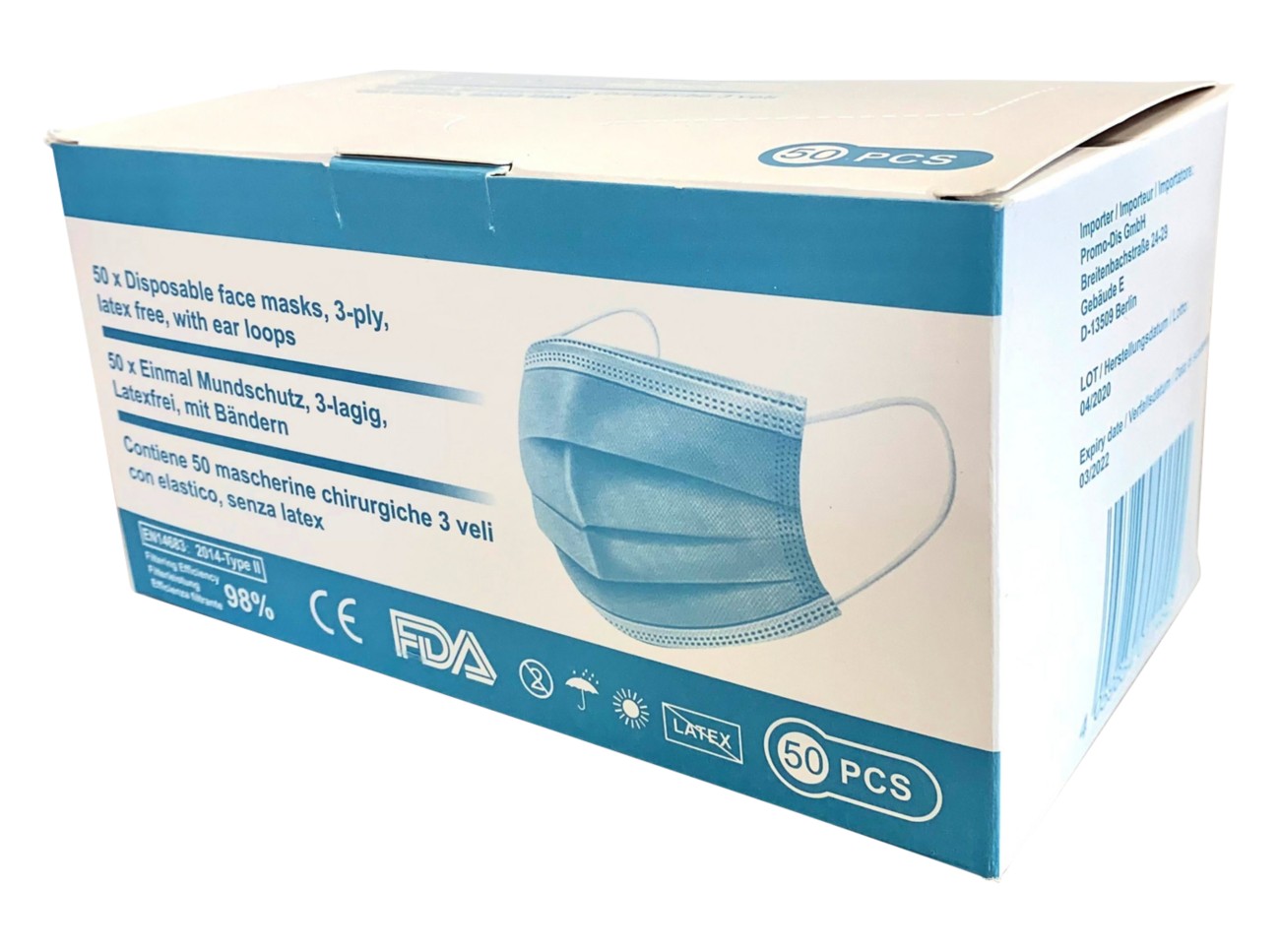 Medizinische Mundschutzmaske