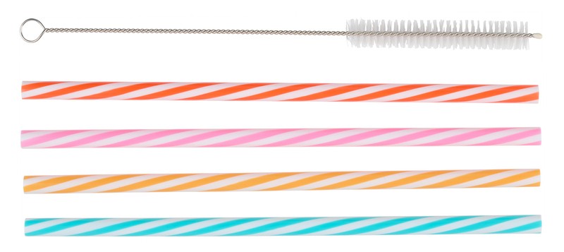 Alpina drinking straws pack of 4 incl. cleaning brush