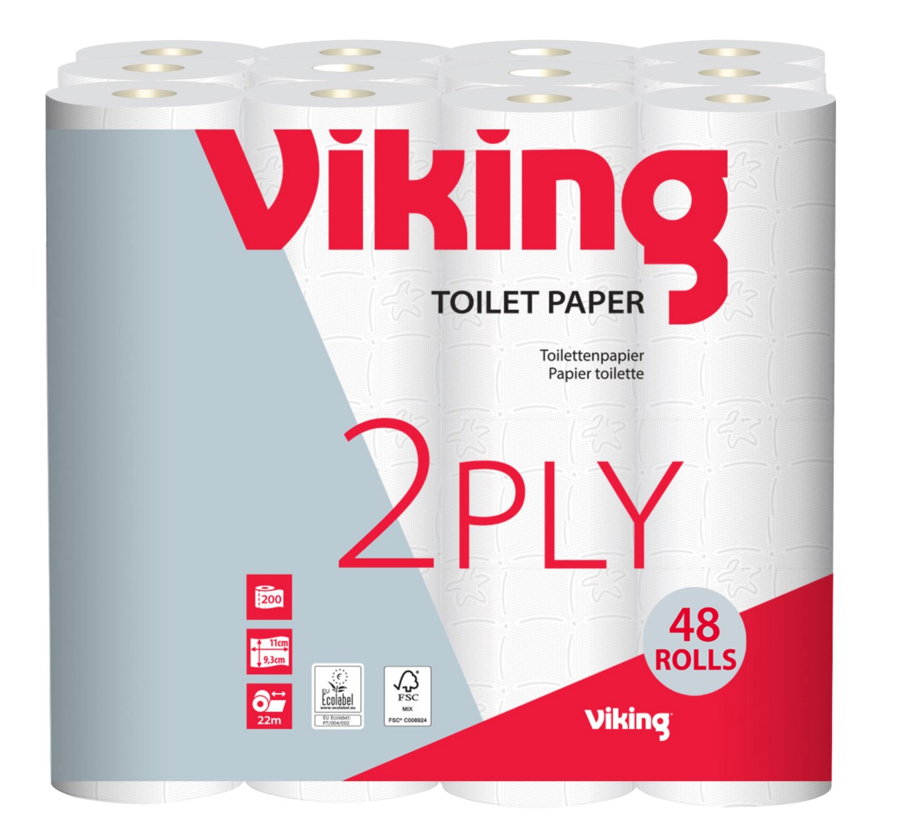 Papier toilette Viking 2 épaisseurs 48 unités