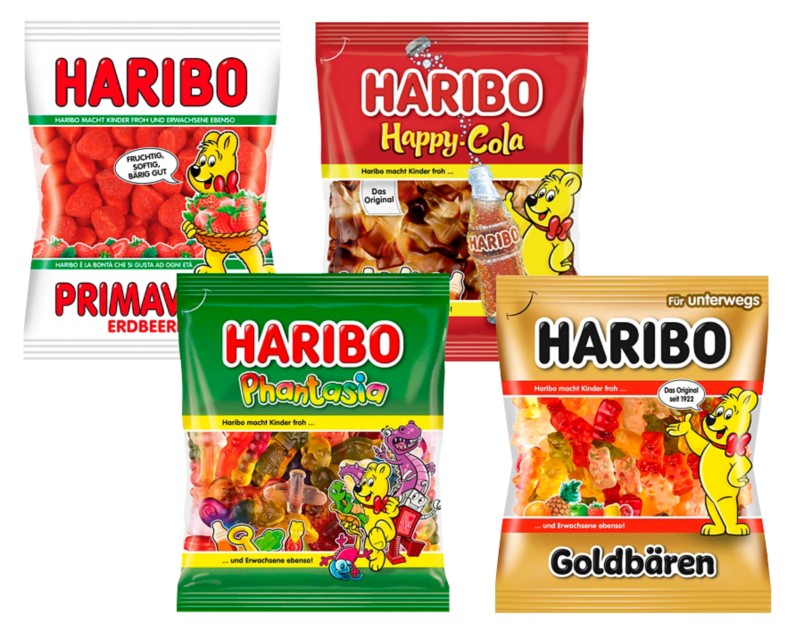 Haribo Snoep - 4 Stuks