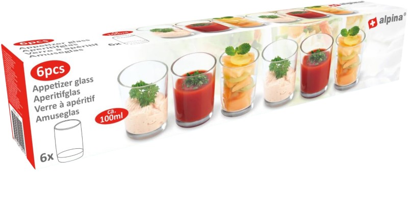 Amuseglas, 6 stuks