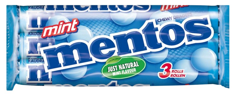 Mentos Peppermint Pack of 3