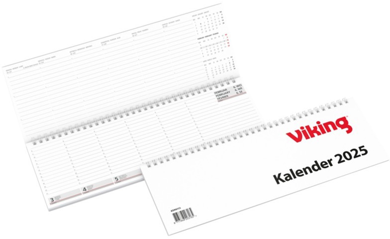 Viking Schreibtisch-Kalender 2025 1 Woche / 2 Seiten