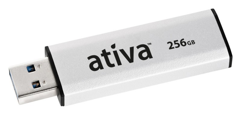 Clé USB Ativa 3.0 256 GB Go Argenté