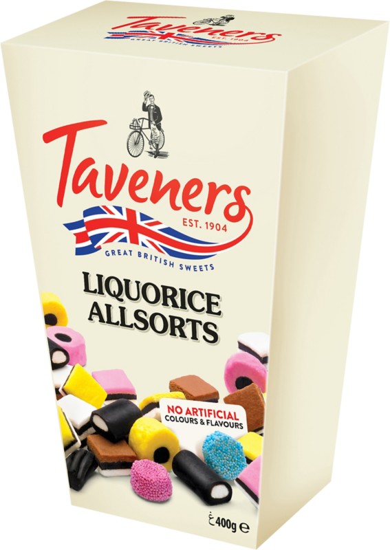 Taveners Liquorice Allsorts 400g