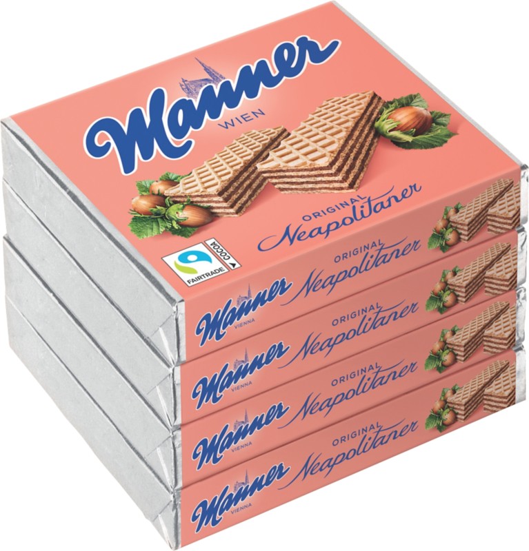 Manner Gaufrettes Napolitaines 4x75g